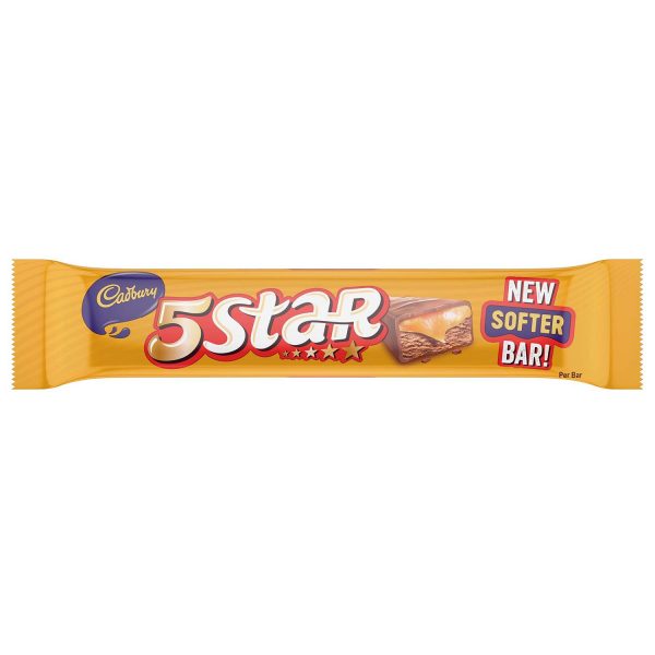 Cadbury 5 Star Chocolate Bar, 40g