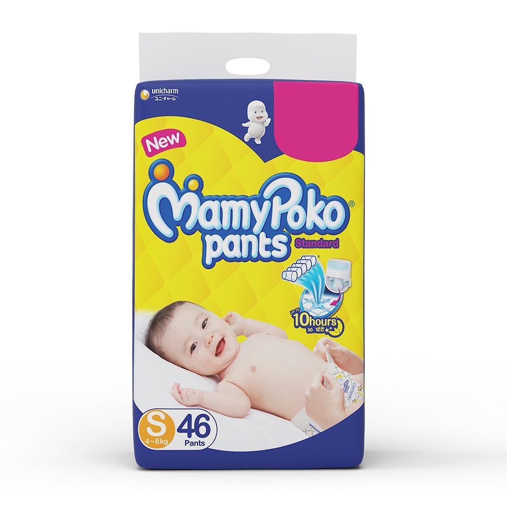 MamyPoko Pants Standard Diapers, Small (Pack of 46)