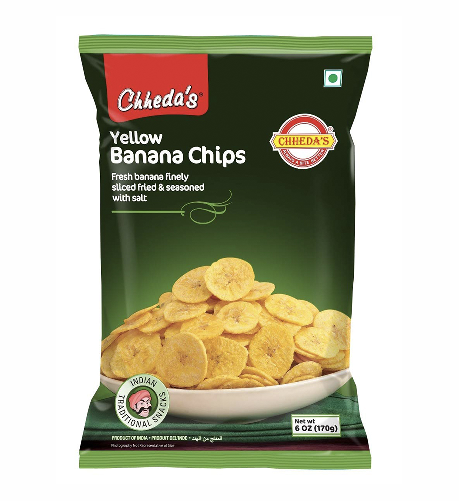 Chheda’s Yellow Banana Chips – Crispy Banana Chips-170g