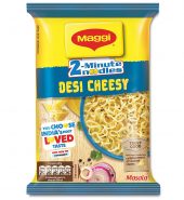 MAGGI 2-Minute Instant Noodles, Desi Cheesy Masala – 60.5g