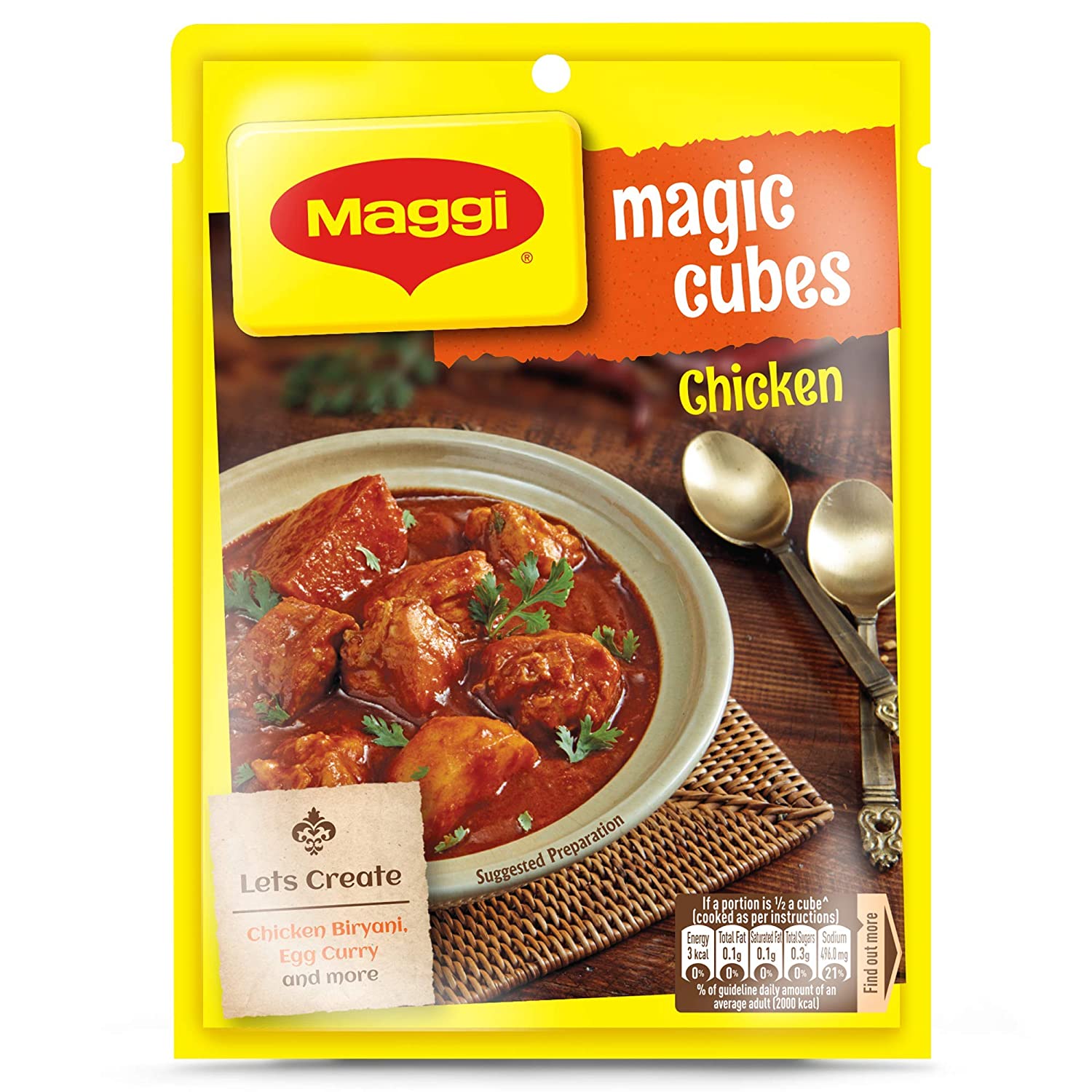 Maggi Magic Cubes Chicken Multi-Pack, 40g – (10 cubes x 4g)