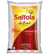 Saffola Active, Pro Weight Watchers Edible Oil, Pouch, 1 L