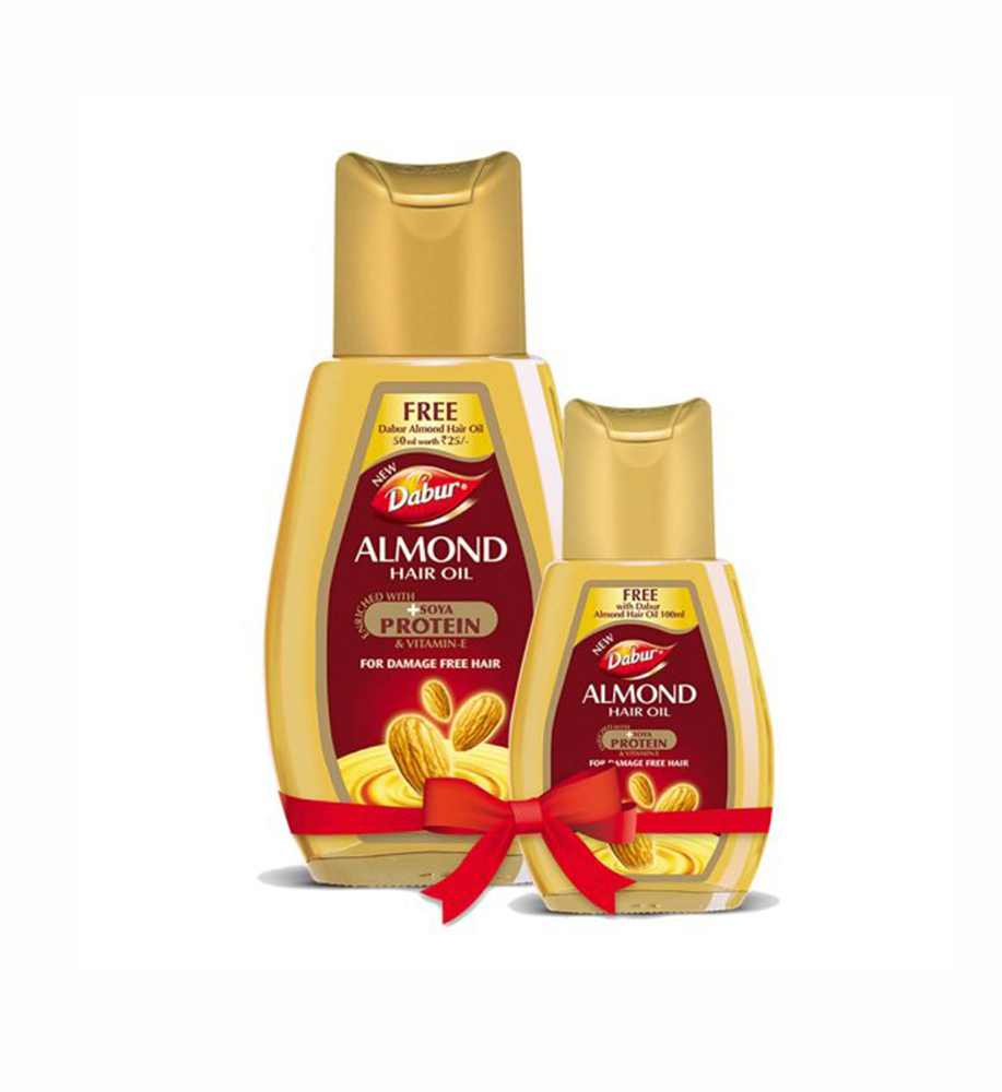 Dabur Almond Hair Oil – with Almonds , Vitamin E and Soya Protein – 100 ml +50 ml free