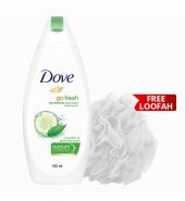 Dove Go Fresh Nourishing Body Wash 190 ml (Free Loofah)