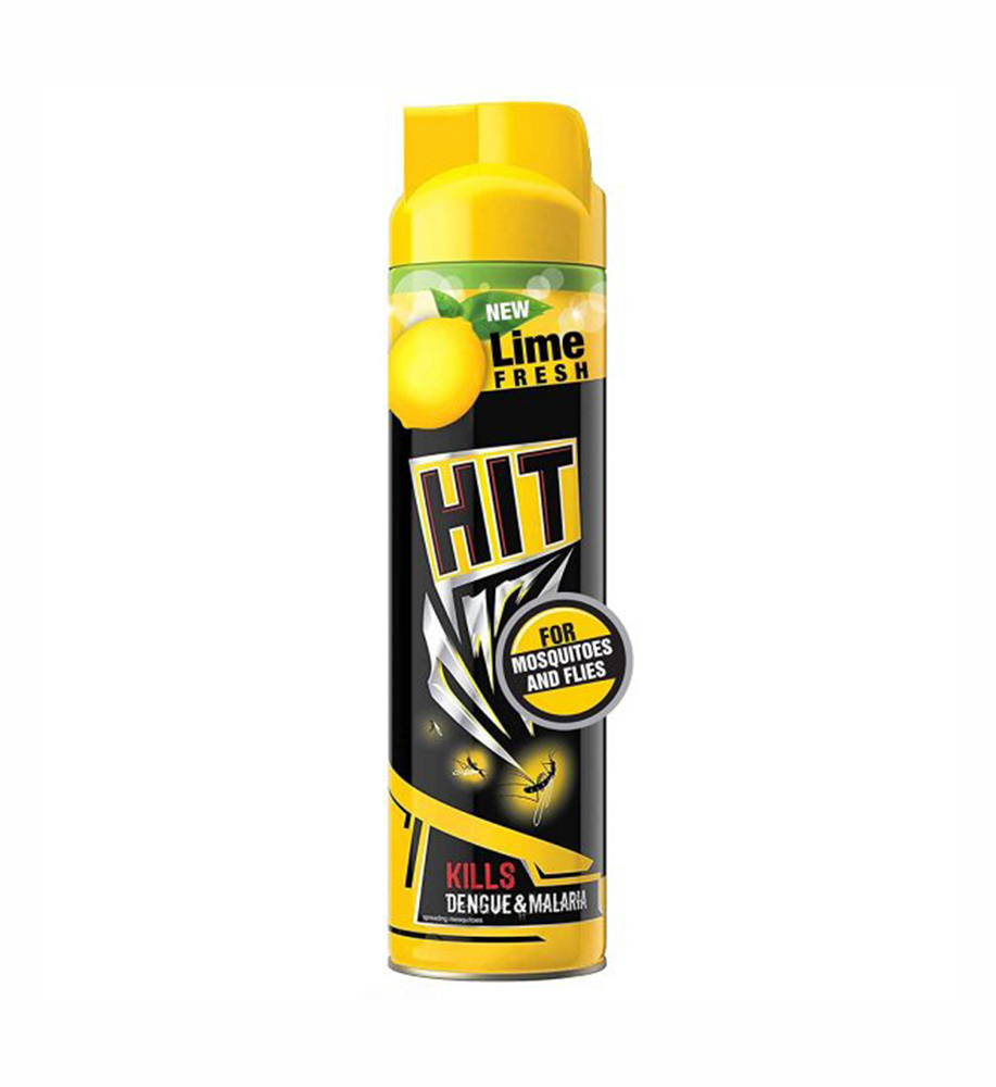 HIT Mosquito and Fly Killer Spray, Lime Fresh Fragrance, 400ml