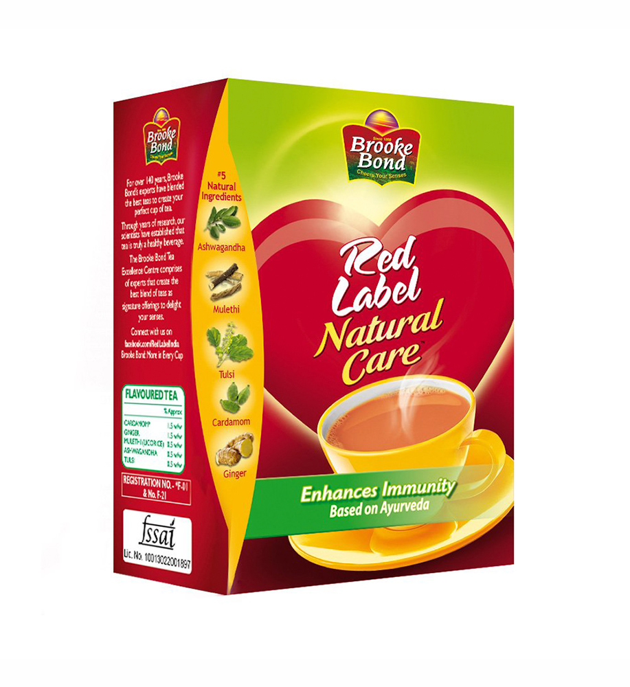 Brooke Bond Red Label Natural Care Tea, 250g Carton