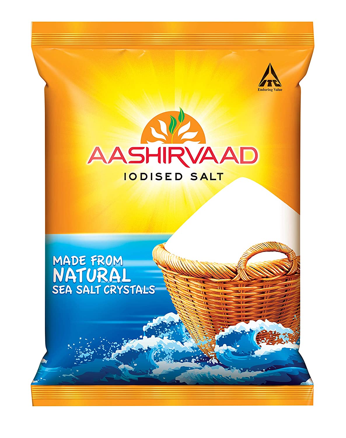 Aashirvaad Salt – Iodised, 1kg Bag