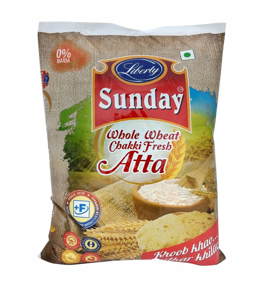 Liberty Sunday Whole Wheat Flour (5kg) Atta