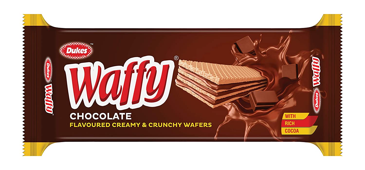Dukes Waffy Biscuits Chocolate, 75g