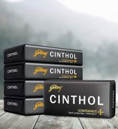 Cinthol Confidence+ Bath Soap, 100g (Pack of 4) + 100g FREE