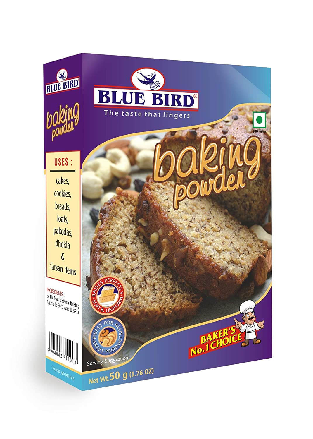 Blue Bird Baking Powder, 50g