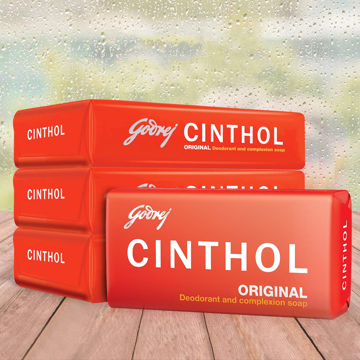 Cinthol Original Bath Soap – 99.9% Germ Protection, 100g (Pack of 4)